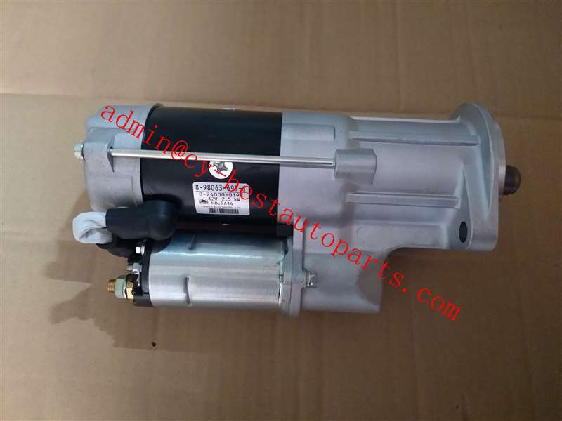 ISUZU 4HK1 4HK1T STARTER 0-24000-0198 8-98063-699-1 0240000198 8980636991